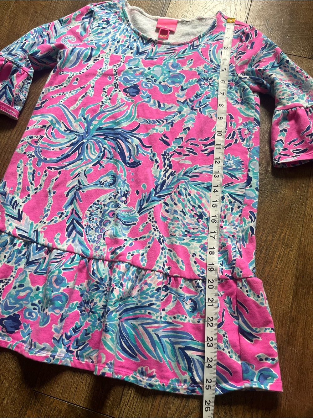 Lilly Pulitzer Sorrento Dress New Kids‎ On The Dock girls size large - Picture 4 of 10